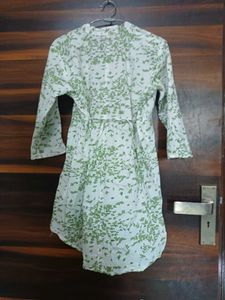 Green Floral Top