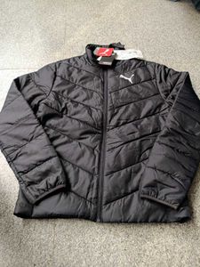 Puma Black Padded Jacket, M Size
