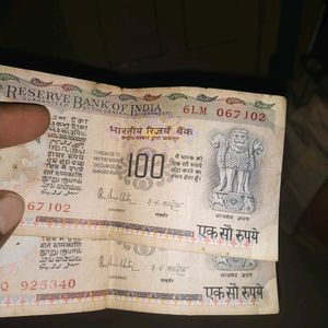 Rare Old Indian 100 Rupees 4 Note +Free Gift 🎁