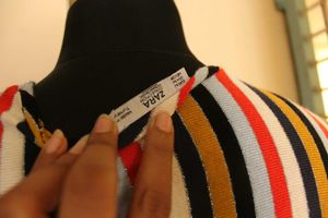 Zara Striped Maxi Dress