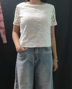 Lace Detailed Top