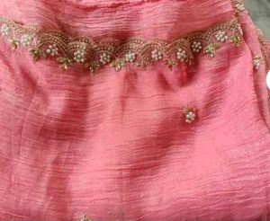 Pink saree