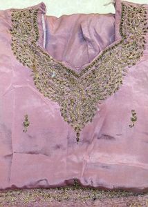 Elegant Lavender Salwar Kameez❣️Full Zari Dupatta