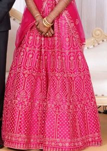 Pink Bridal Lehenga Choli
