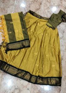 Elegant Mustard Yellow Lehanga Choli Set