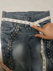 Designed Black Jeans