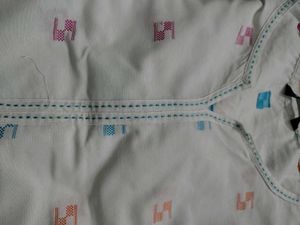 White Printed kurta