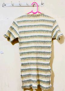 Striped Knit Top