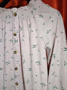 Floral Button-Down Top