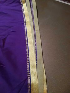 Purple Saree