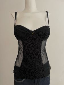 Black Corset Style Top