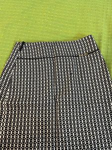 Chic Geometric Print Skirt