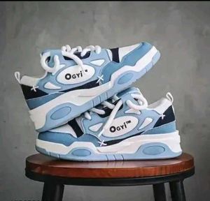 Cool Blue &amp; White Sneakers brand new.