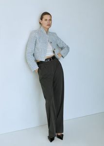 Kiabi Blue tweed coat