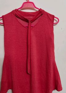 Pink Sleeveless Top