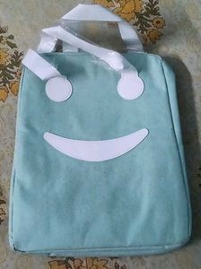 Cute Smiley Lunch Bag Big Size