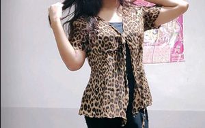 Leopard Print Top