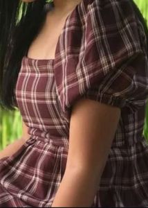 Plaid Mini Dress