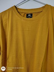 Plain Mustard T-shirt