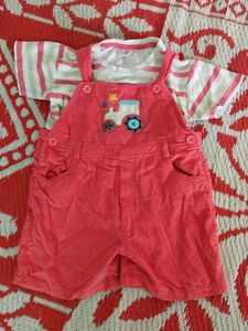 New Offer.. 70% Off For Unisex Kids Wear..pink Colour Jumpsuits... No Damages At All.. Rarely Used One... Grab It Soon