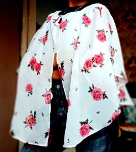 WOW 🌹 Rose fluffy Top (Double Layer)🌹🧺🌹🧺🌹🧺