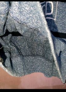 Stylish Striped Grey Sweatshirt