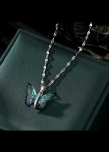 Butterfly Pendant Necklace