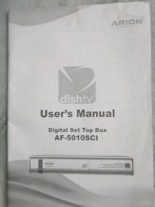 Arion DishTV AF-5010SCI User Manual