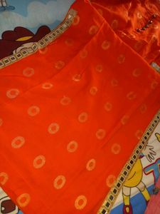 Orange Mirror Kurti