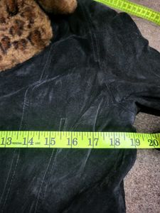 Vintage Faux Fur Trim Jacket