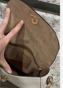 Coach White Handbag