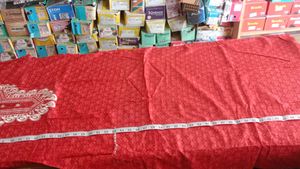 Embroidered Cotton Nighty Maxi For Ladies