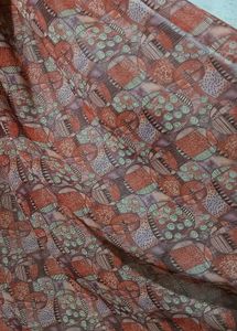 S21 Loose Fabric Saree With Blouse