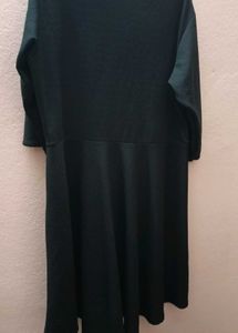 Black A-line Dress.