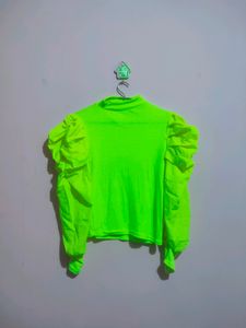 Neon Green Top For Women