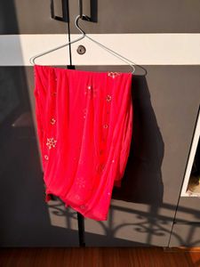 Coral Embroidered 3 Piece Kurti Set