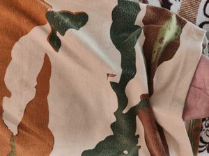 Camo Print T-Shirt With Shorts