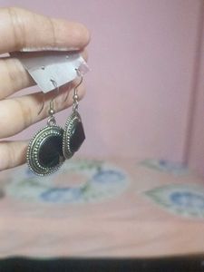 Black Dangle Earrings