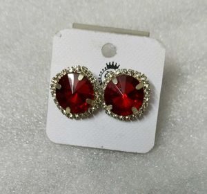 Red Stone Earrings