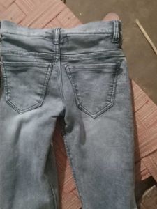 Stylish Printed Denim Jeans
