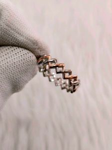 S925 Two-Tone Stackable Ring
