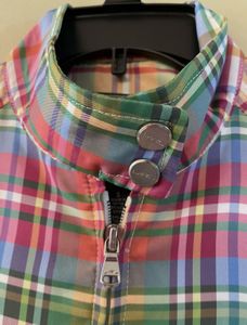 Ralph Lauren Plaid Active Windbreaker Jacket