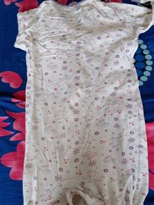 Baby Onesie with Elephant Print