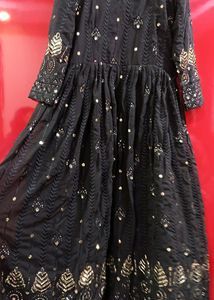 Black Sequence Gown