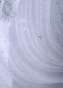 White Party Wear Sequence Saree