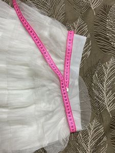 White Fril Skirt