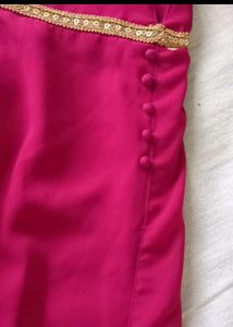 Rose Pink Anarkali Suit