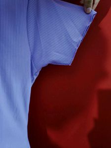 Lavender Ribbed Short Sleeve T-Shirt