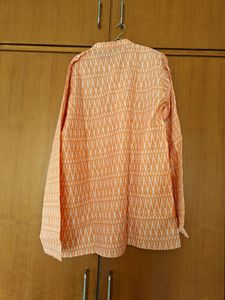 Orange Festival Kurta (Short)