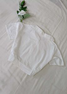 Korean Lace Collar Shirt